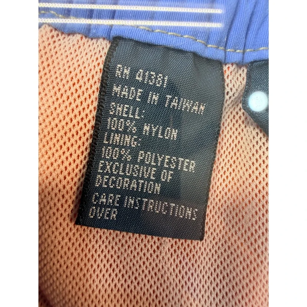 Polo Ralph Lauren Mens Orange Board Shorts Swim Trunks Cargo Pocket Size 34
